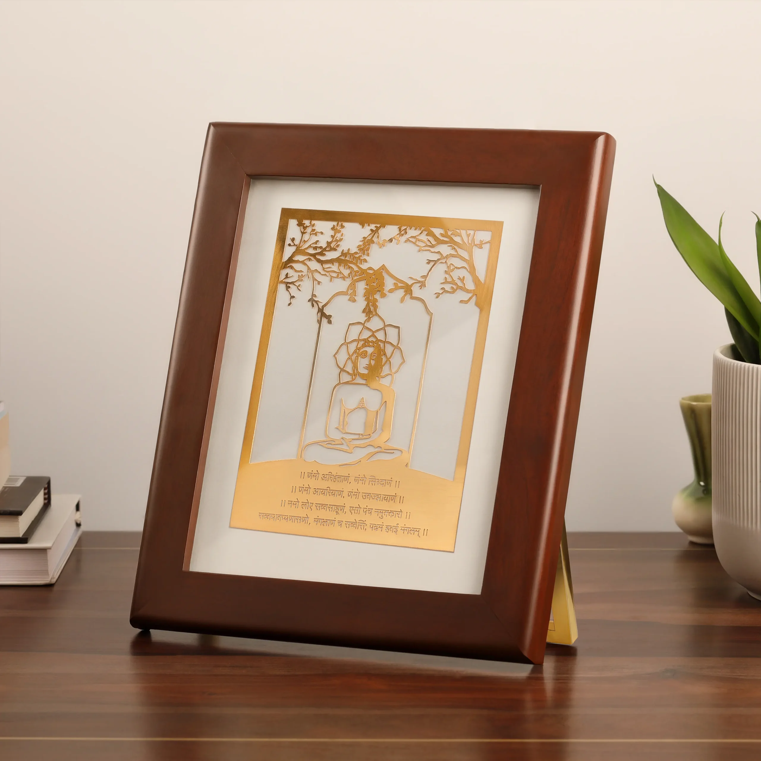 Discover the elegance of Vishesh Gifts' 24K gold-plated wall frames. Rooted in Indian heritage and crafted for luxury, these premium frames add sophistication and meaning to any home décor. 24K gold wall frames, luxury Indian décor, premium wall art, Indian heritage frames, gold accents décor, Vishesh Gifts, teakwood frames, traditional Indian motifs, 24K gold-plated wall frames, premium Indian décor, Vishesh Gifts wall frames, luxury wall art, Indian-themed home décor.